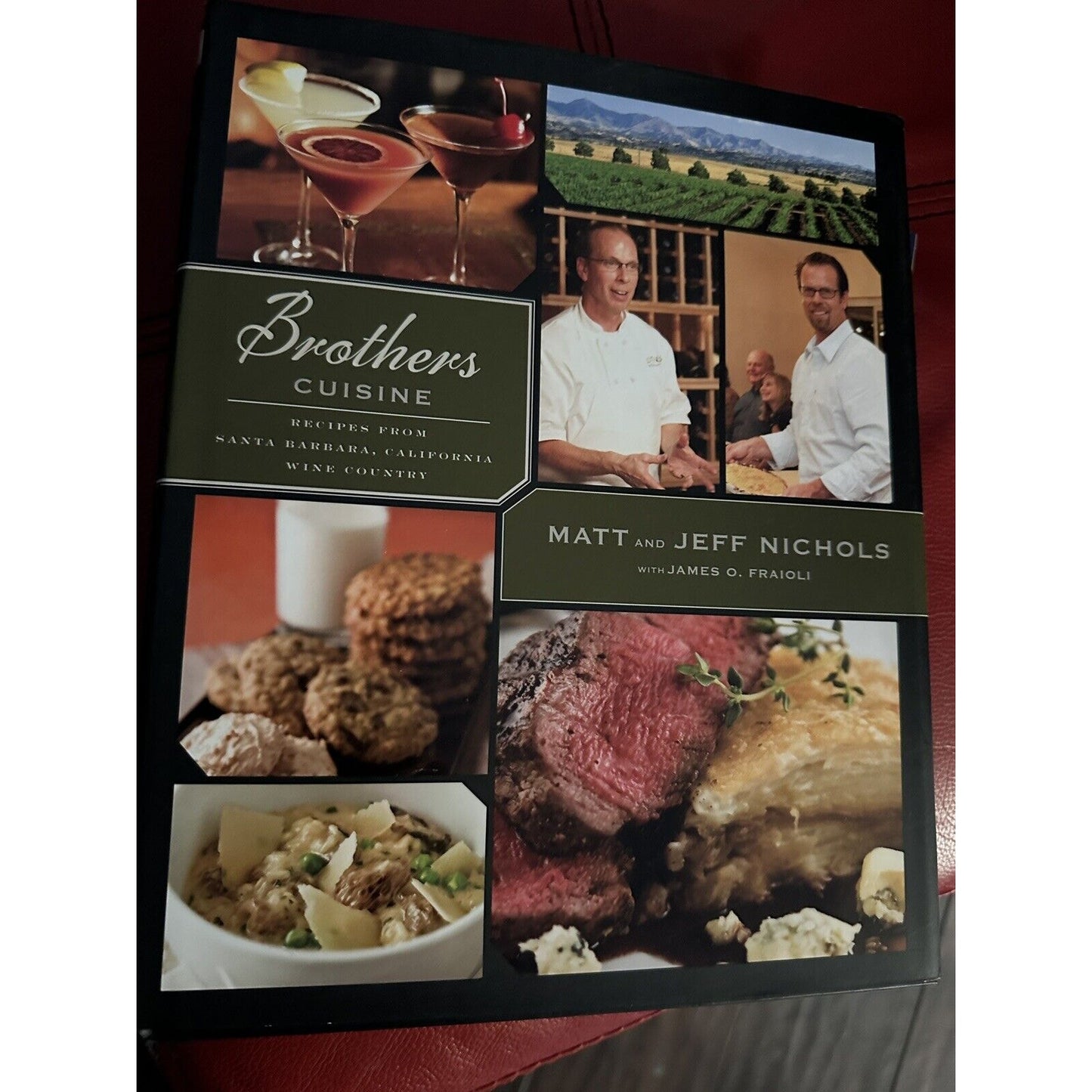 Brothers Cuisine Cookbook Santa Barbara California Wine Country Nichols Signed