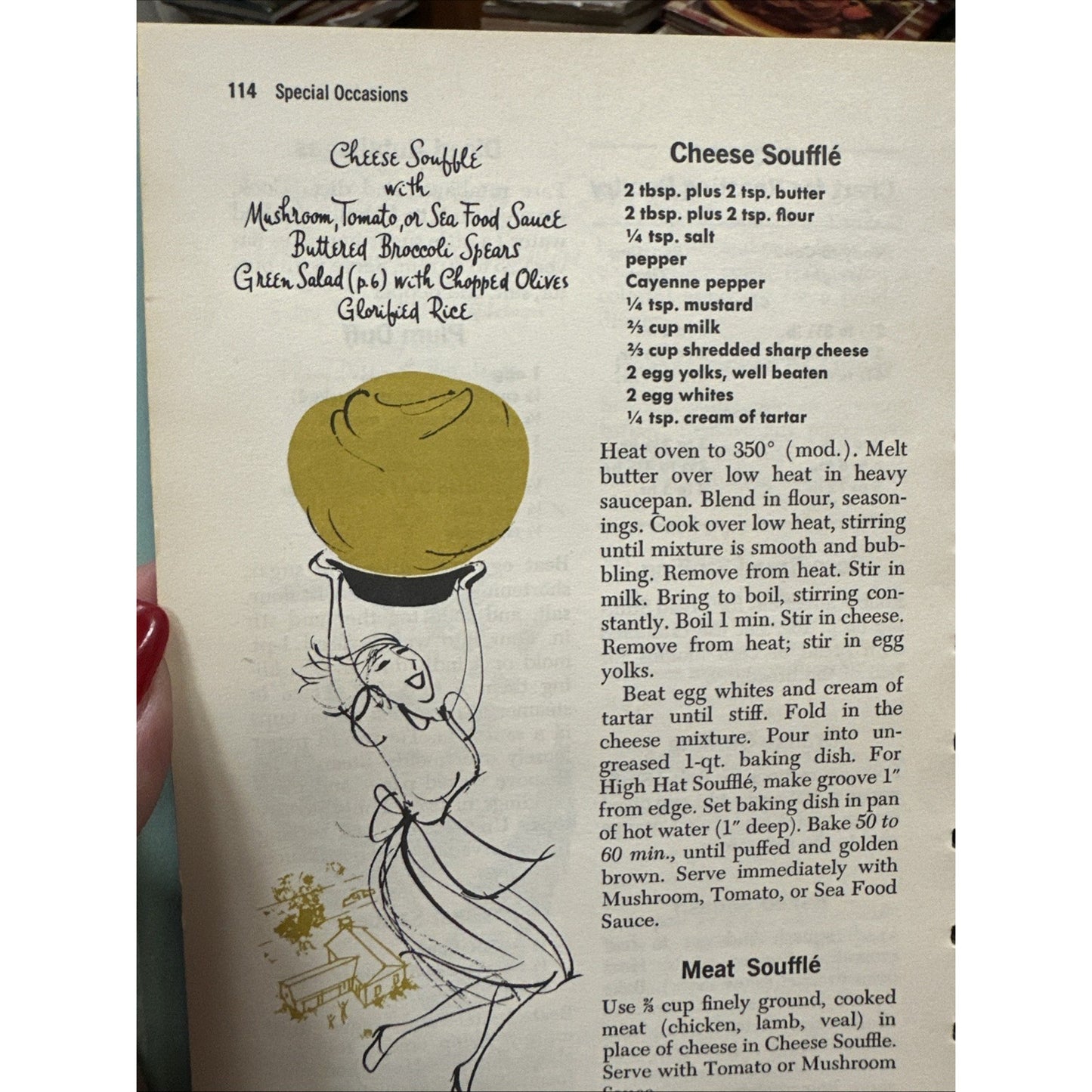 Vintage Betty Crocker's Dinner for Two Cook book 1958 1st Ed 1st Print