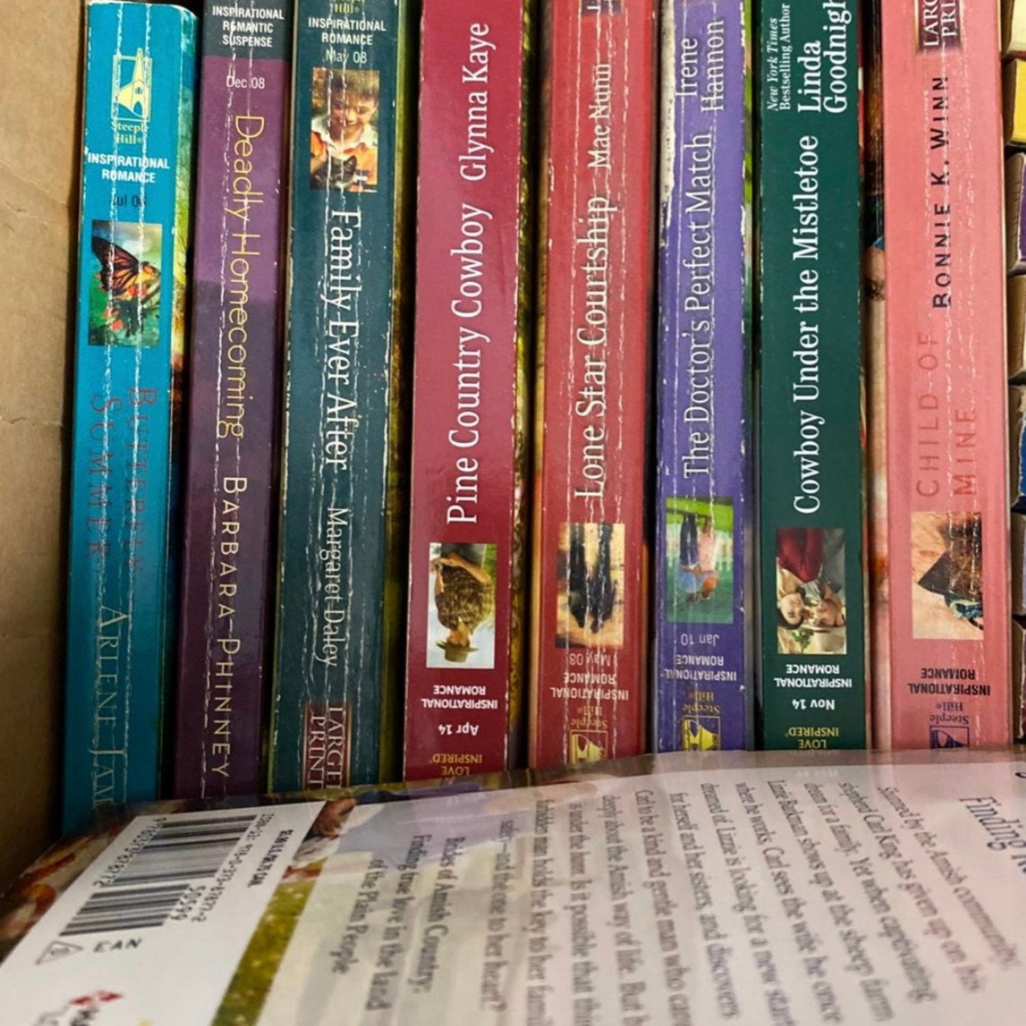 20 pounds of Romance Books
