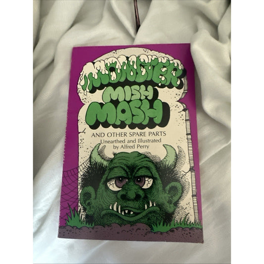 Monster Mish Mash Vintage Xerox 1976 Halloween Joke Book Alfred Perry Paperback