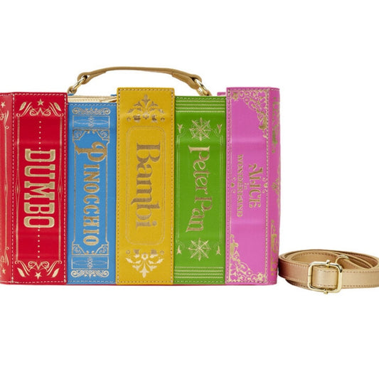 Loungefly Stitch Shoppe Classic Disney Books Crossbody Bag NWT