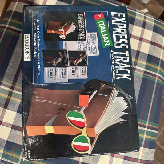 Barrons's Express Track to Italian (Book, with Audio Cassettes)