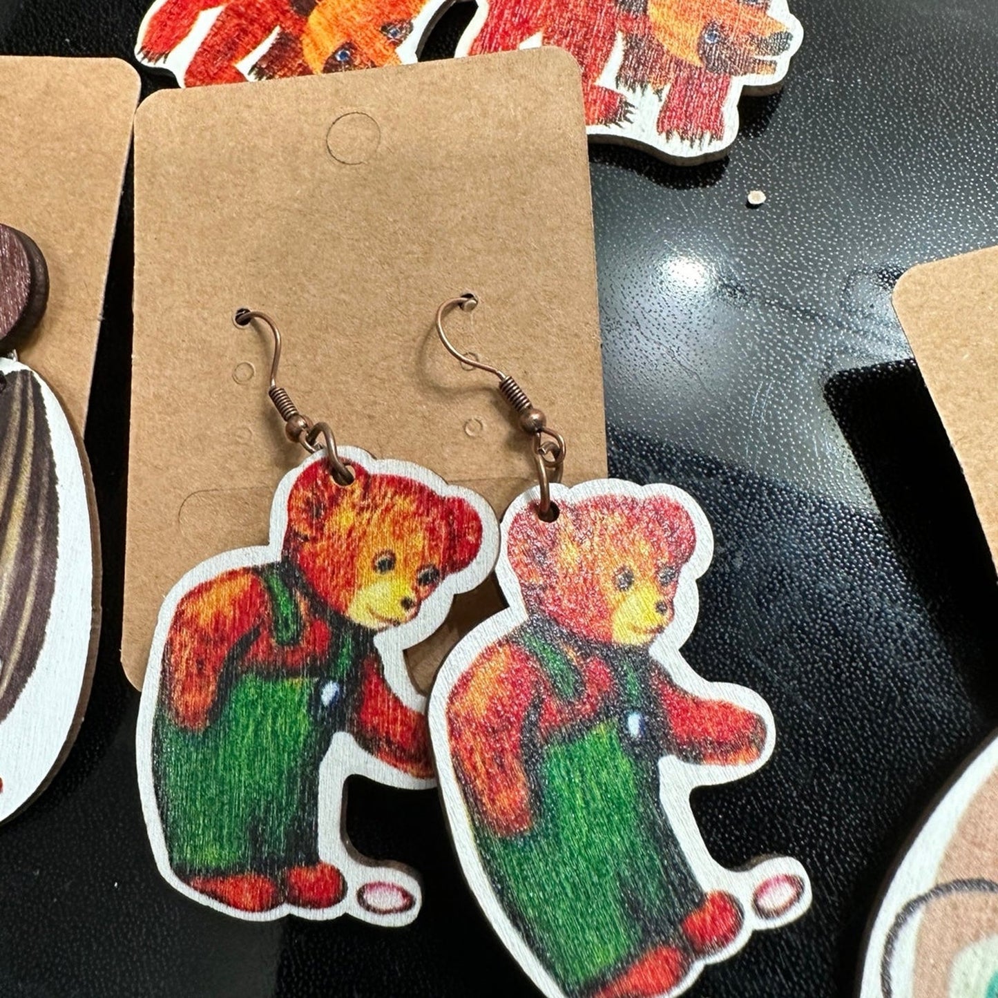 5 different Earrings teacher fun cute