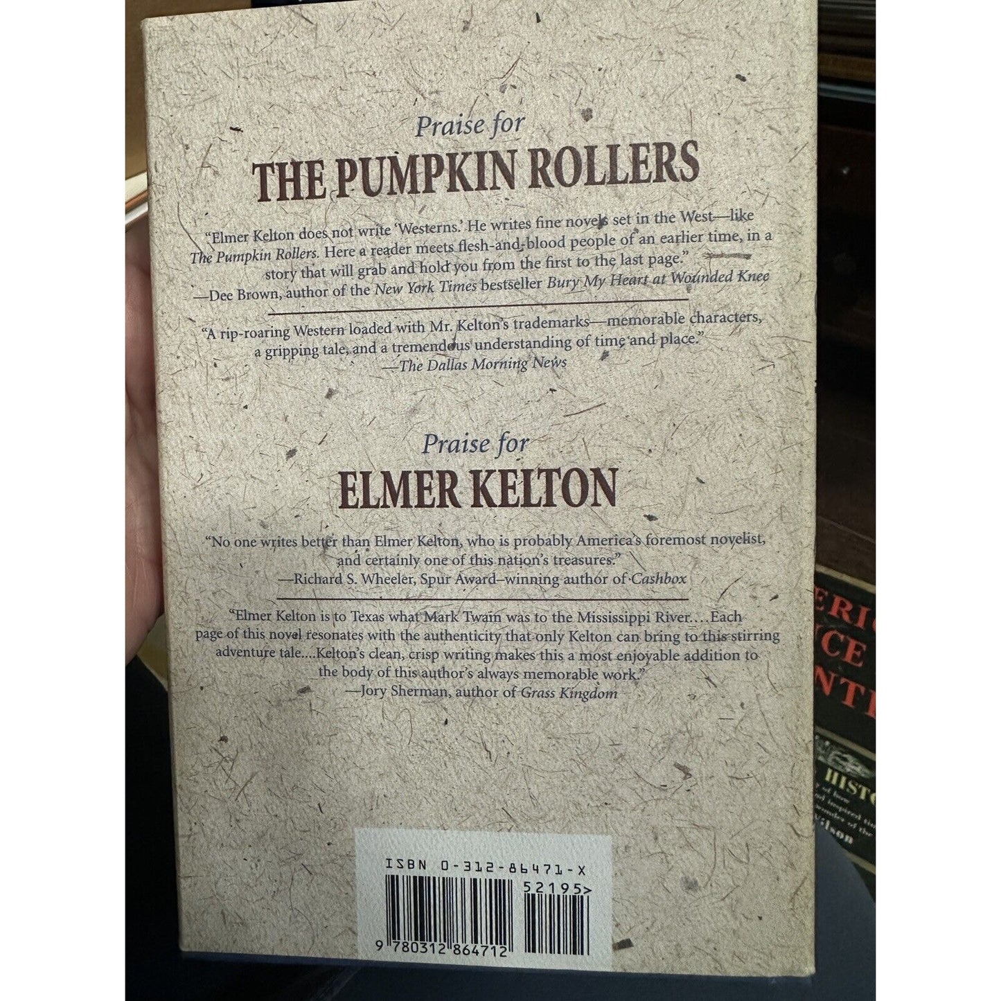 Elmer Kelton / The Smiling Country signed 1st Edition 1998