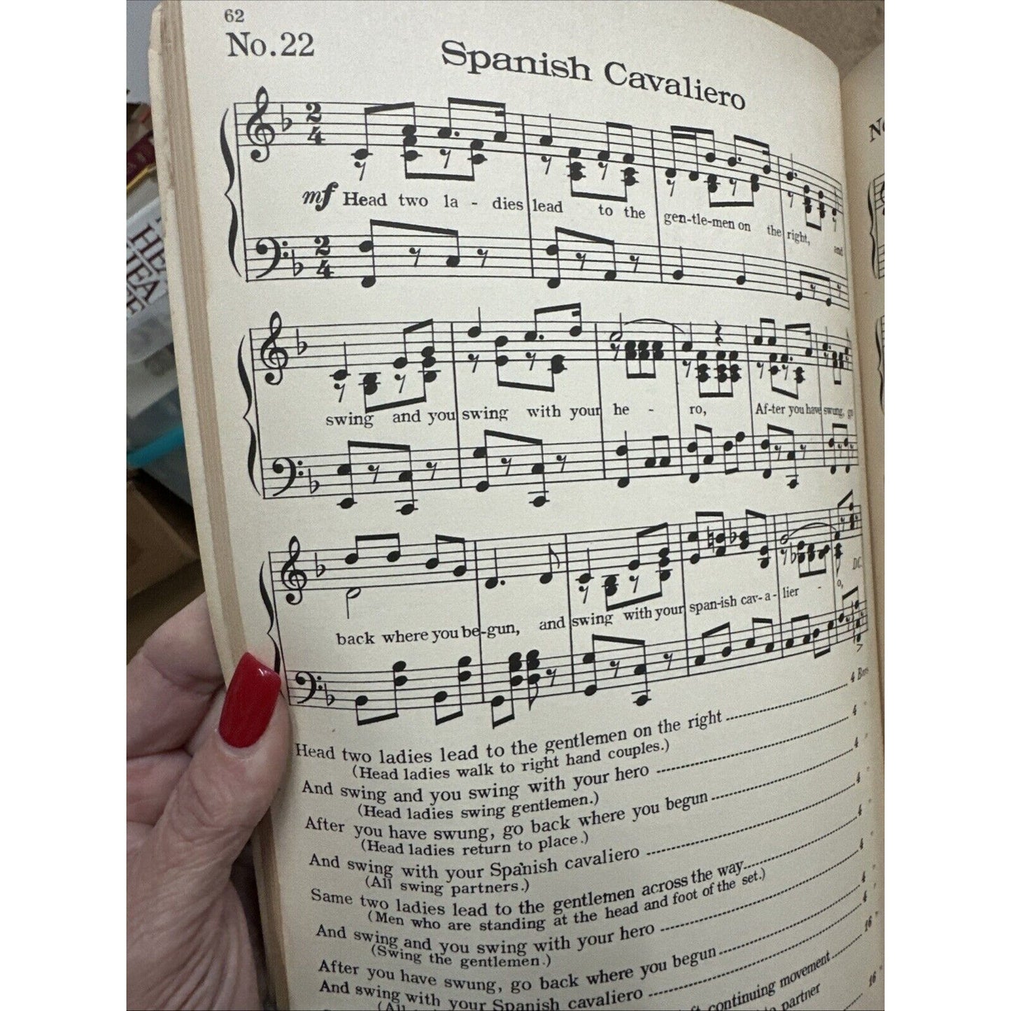 1941 Mr. and Mrs. Henry Ford "Good Morning" Music Calls Directions for Dancing