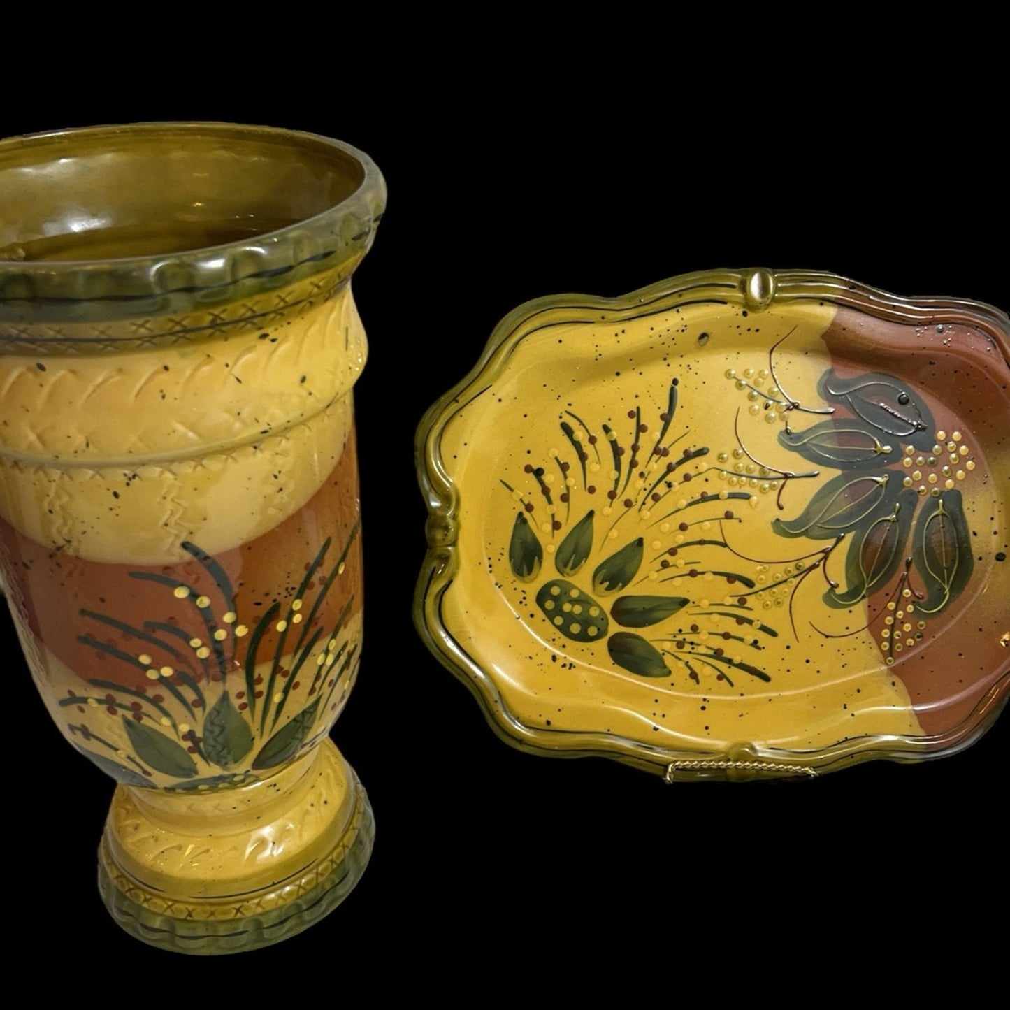 Centrum Ciene Home Decor Gorgeous Centrum Ciene Hand Painted set,