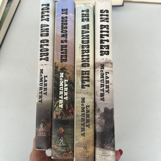 LARRY MCMURTRY Four Berrybender Narratives Books First Editions