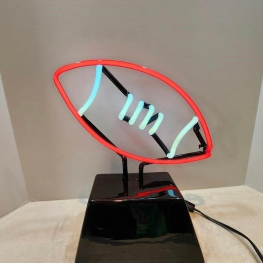 Cool Bright Red Football Light Room Deco neon