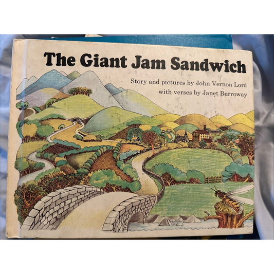 1972 The Giant Jam Sandwich by John Vernon Lord Weekly Reader Book Club Vintage