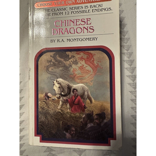 Chinese Dragons by R A Montgomery: New