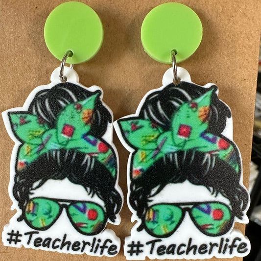 Earrings Fun Teacher Earrings  Teacher Life