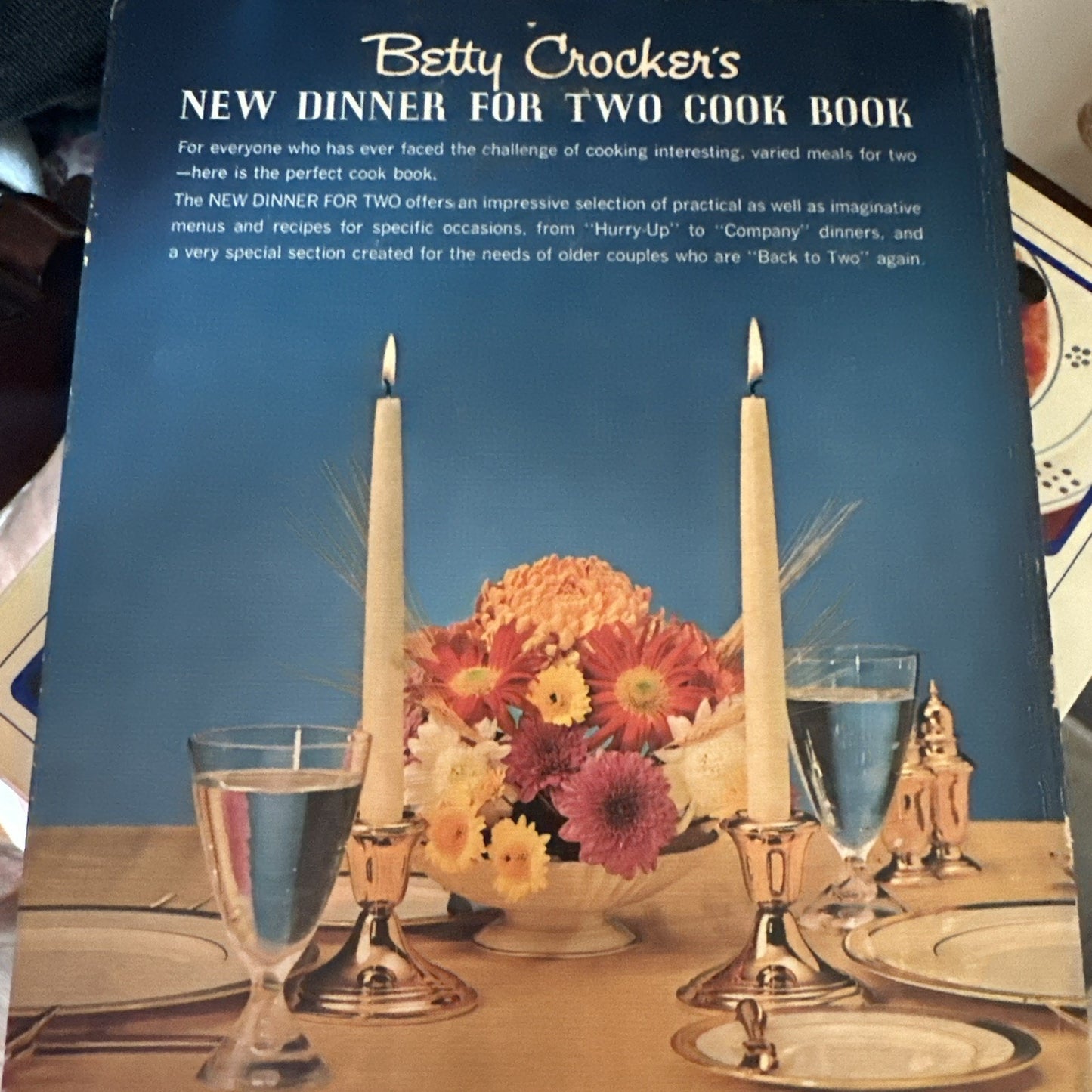 VINTAGE Betty Crocker’s New Dinner for Two 1964 Golden Press Spiral Cook Book