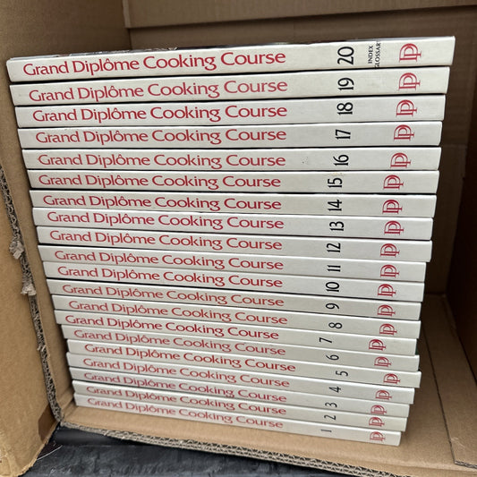 Grand Diplome Cooking Course Complete, (20 Volumes) - - Hardcover - Very Good