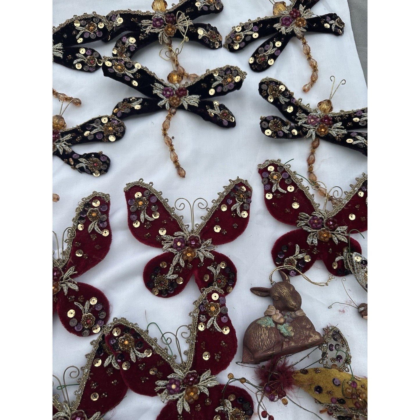 Vintage Christmas Tree Ornaments Lot Over 50