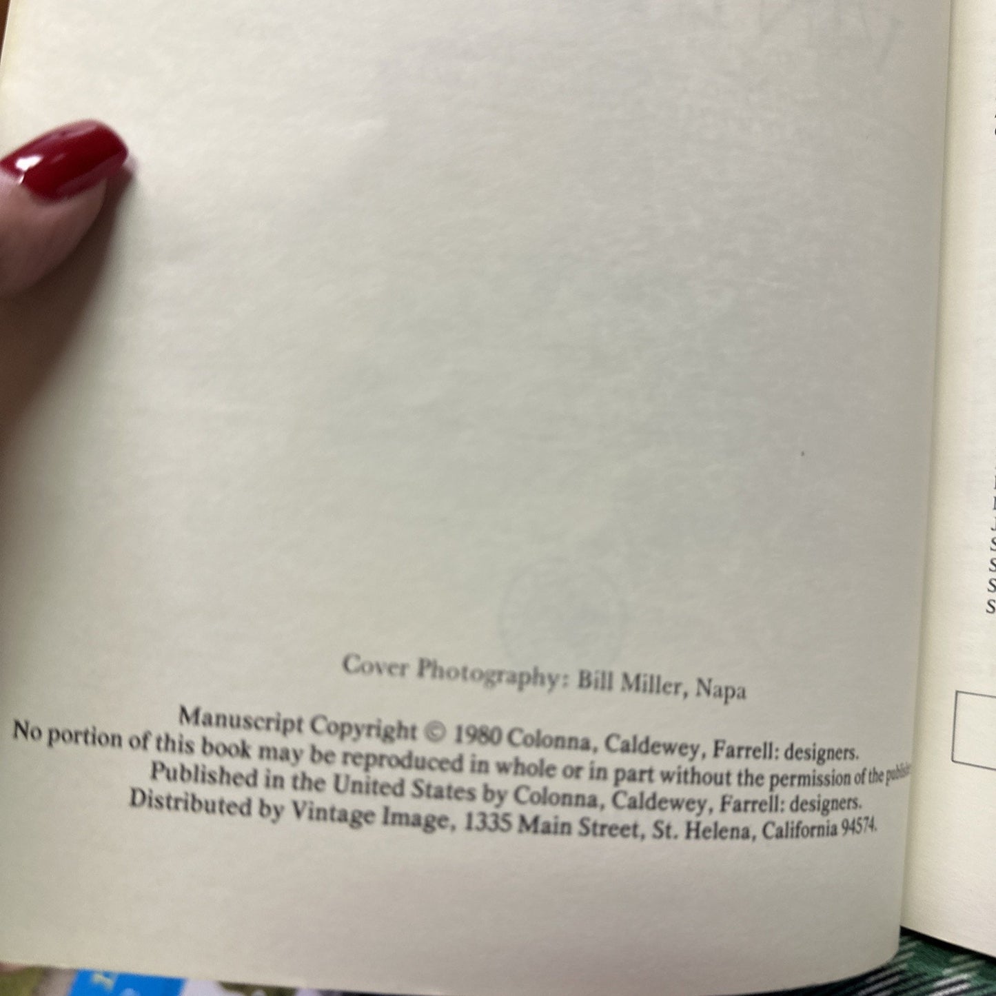 Vintagewise : A Preview of This Year's Great California Wines, Complete with...