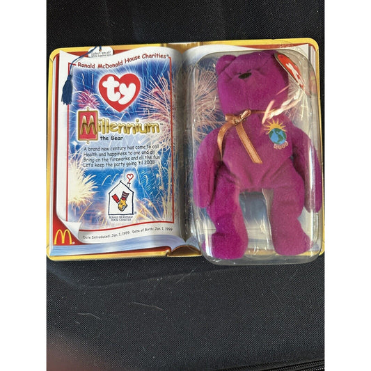 Ty Beanie Babies 2000 Millennium Bear, Ronald McDonald House Charities version