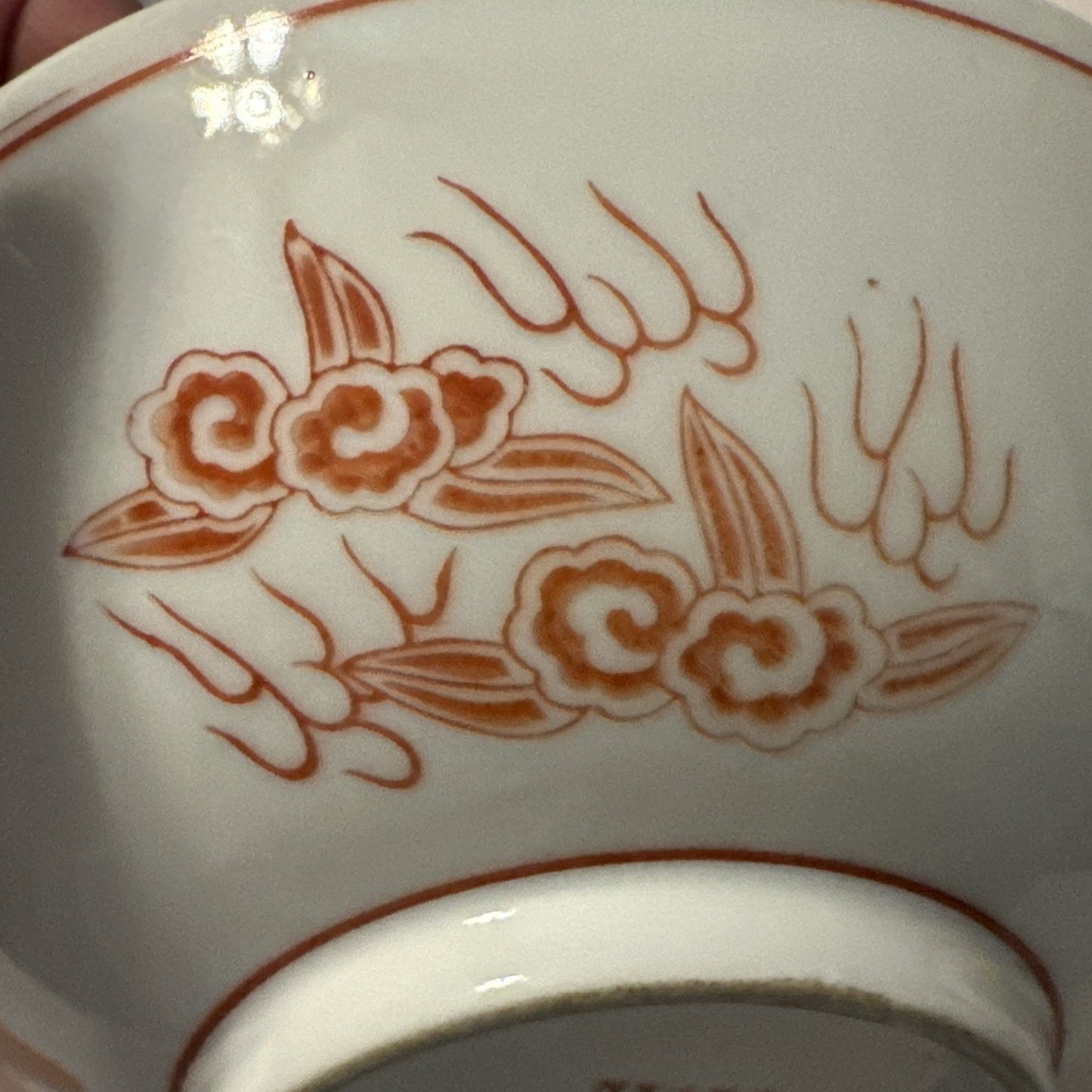 Vintage Asian Dragon Motif #50 Bowl 7.50” Diameter X 2.75”Deep Made In Japan