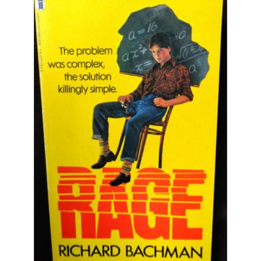 1983 Richard Bachman "Rage" First British Edition ~ NEL ~ 1st 1