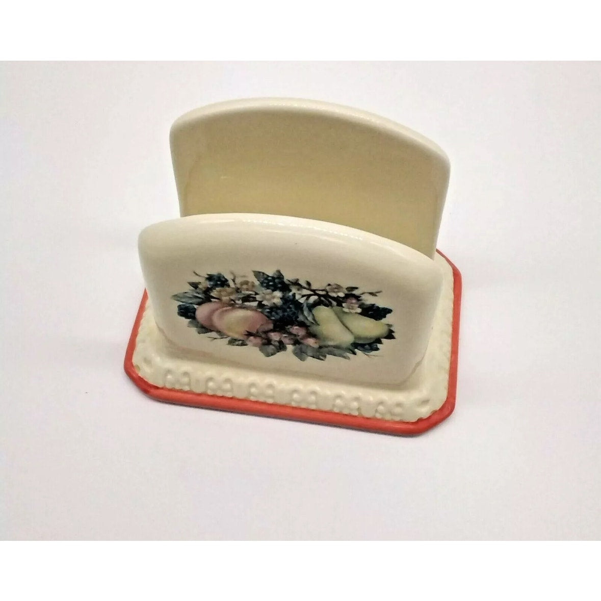 Vintage Avon Sweet Country Harvest Napkin Holder