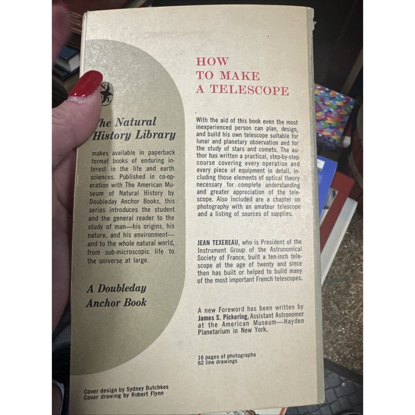 Vtg 1963 How To Make A Telescope Book Jean Texereau Science Space Astronomy