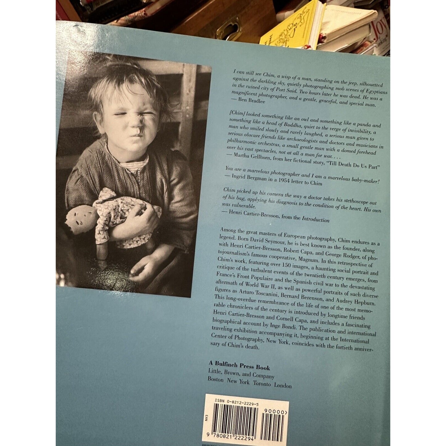 Chim : The Photographs of David Seymour Hardcover Inge Bondi