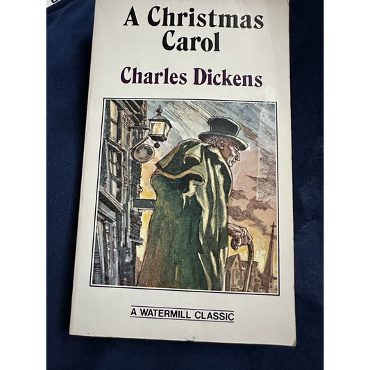 A Christmas Carol- Charles Dickens Vintage 1980 Watermill Classic paperback Rw