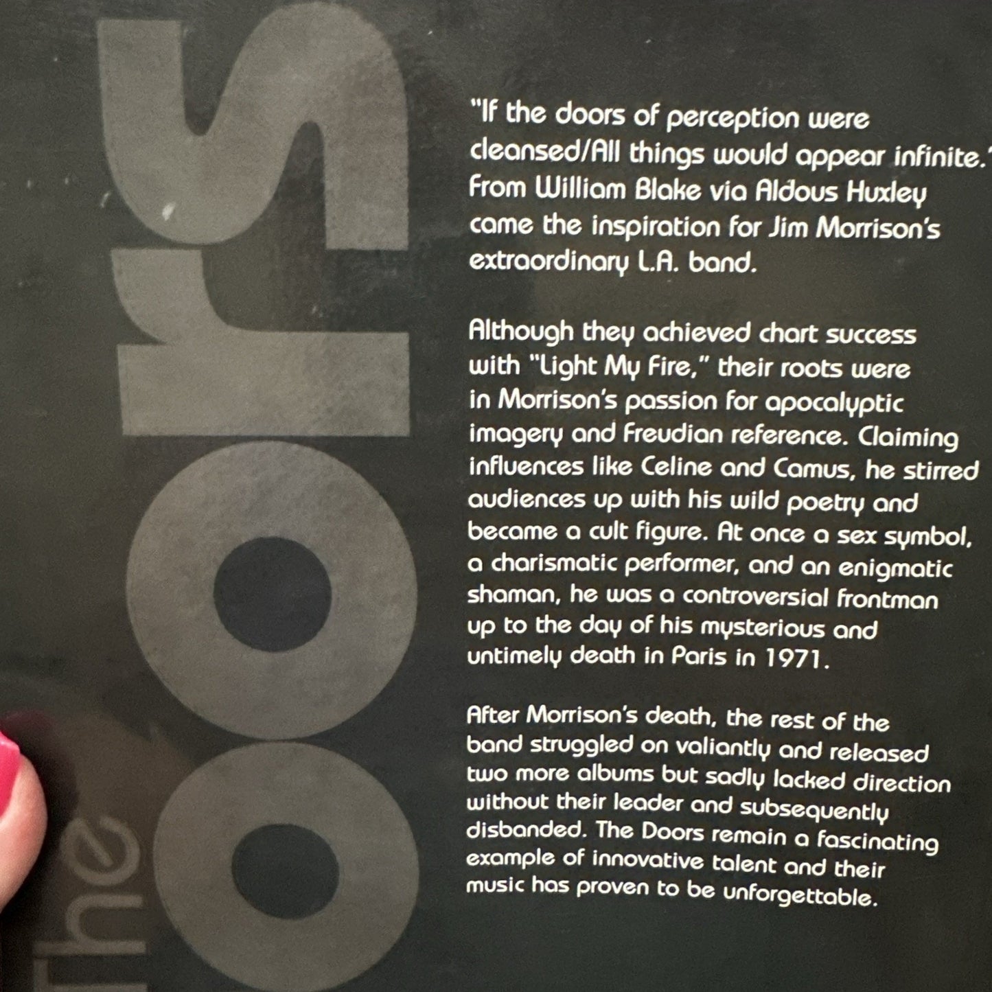 The Story of the Doors Tobler & Doe Omnibus Press