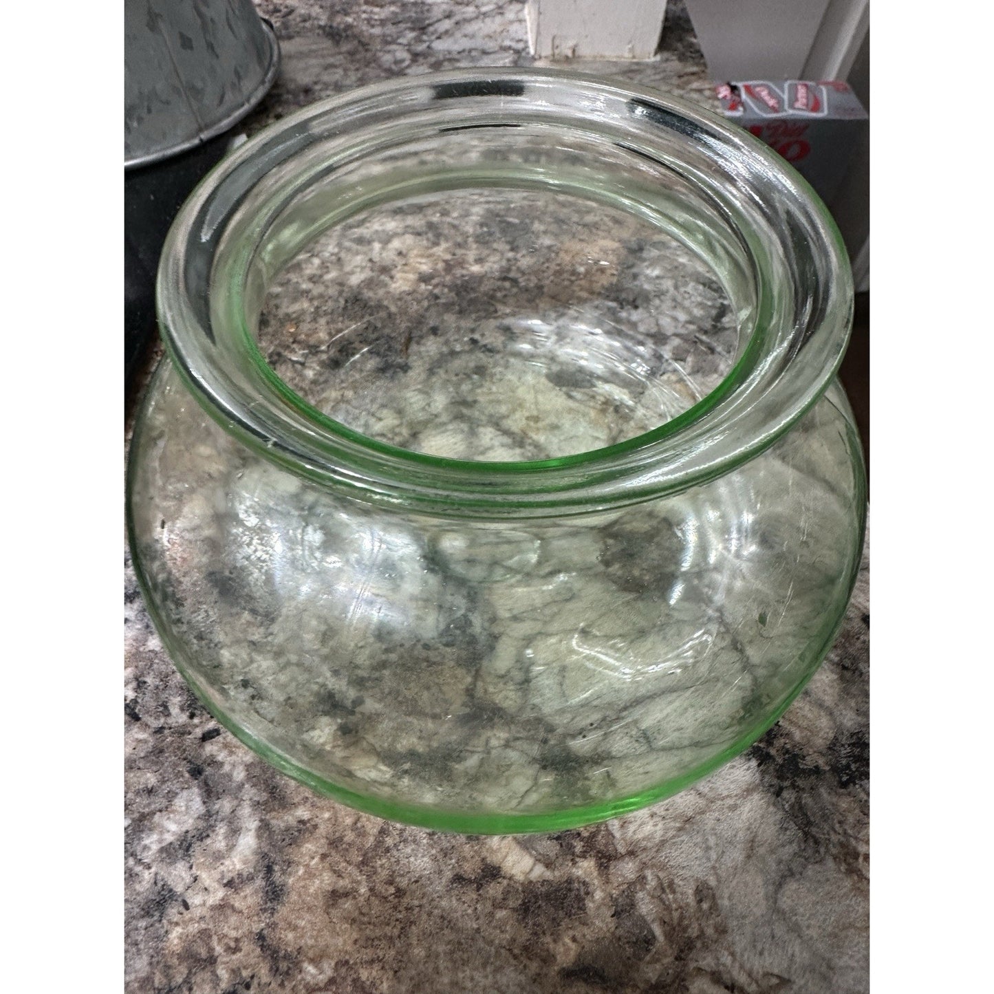 Uranium Glass Fish Bowl
