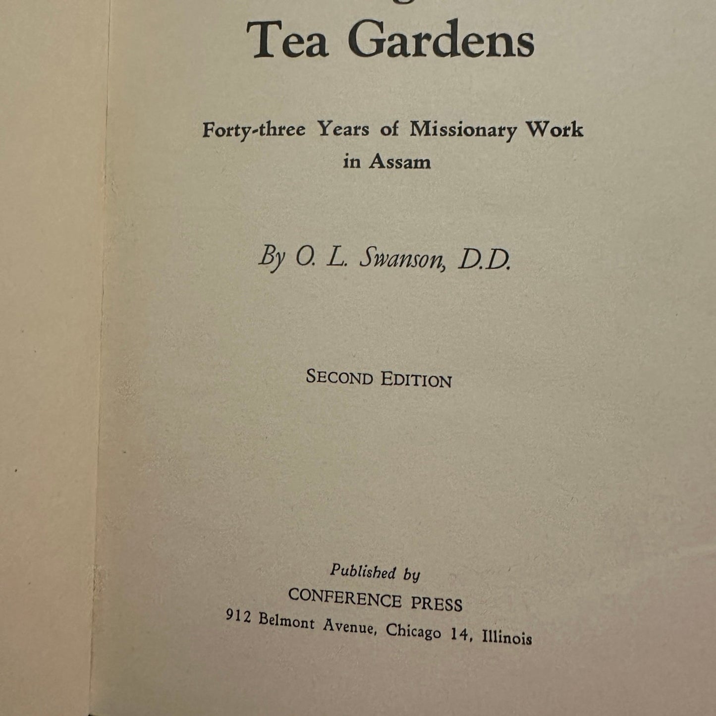 In Villages and Tea Gardens by O.L. Swanson signed