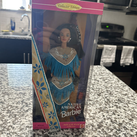 1996 Dolls Of The World Second Edition NATIVE AMERICAN Barbie NRFB