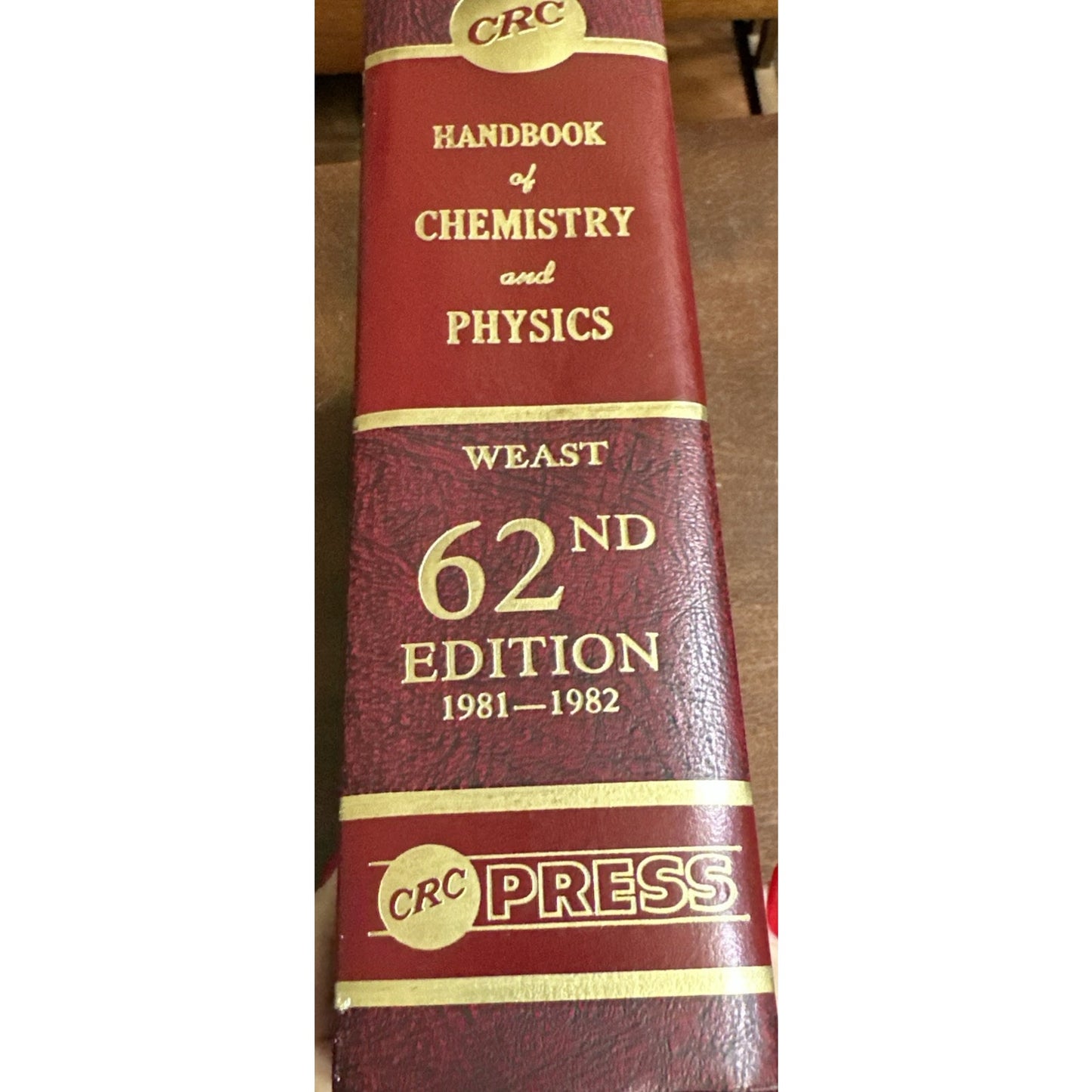 CRC Handbook of Chemistry and Physics 62nd Edition 1981-1982