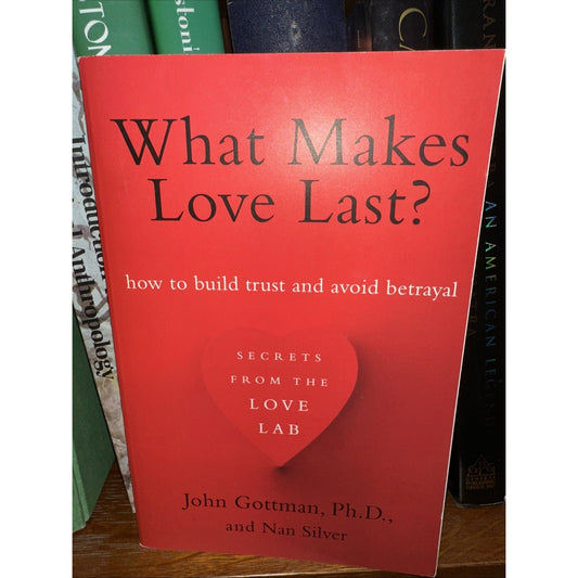 What Makes Love Last?: How to Build Trust and Avoid Betrayal ~ Gottman Ph.D., Jo