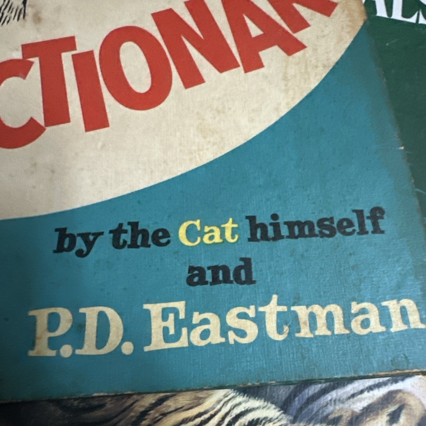 Vintage 1964 The Cat in the Hat Beginner Dictionary Book by P.D. Eastman