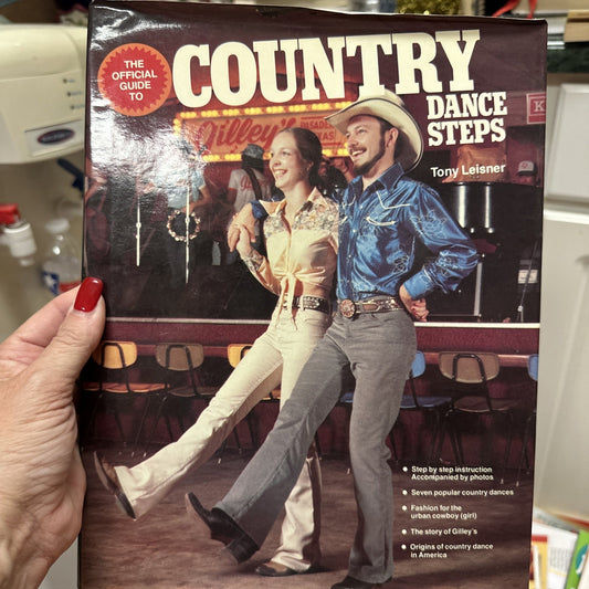 Official Guide to Country Dance Steps Hardcover Tony Leisner