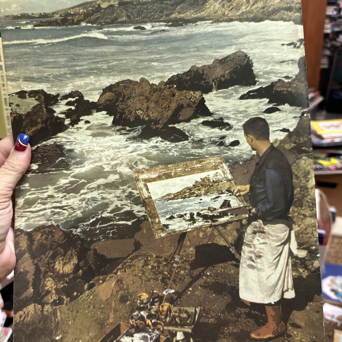 Vintage Painting On Location by Blaine Henrie