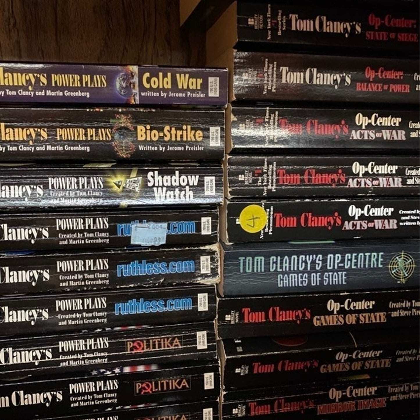 Tom clancy book lot 10 books