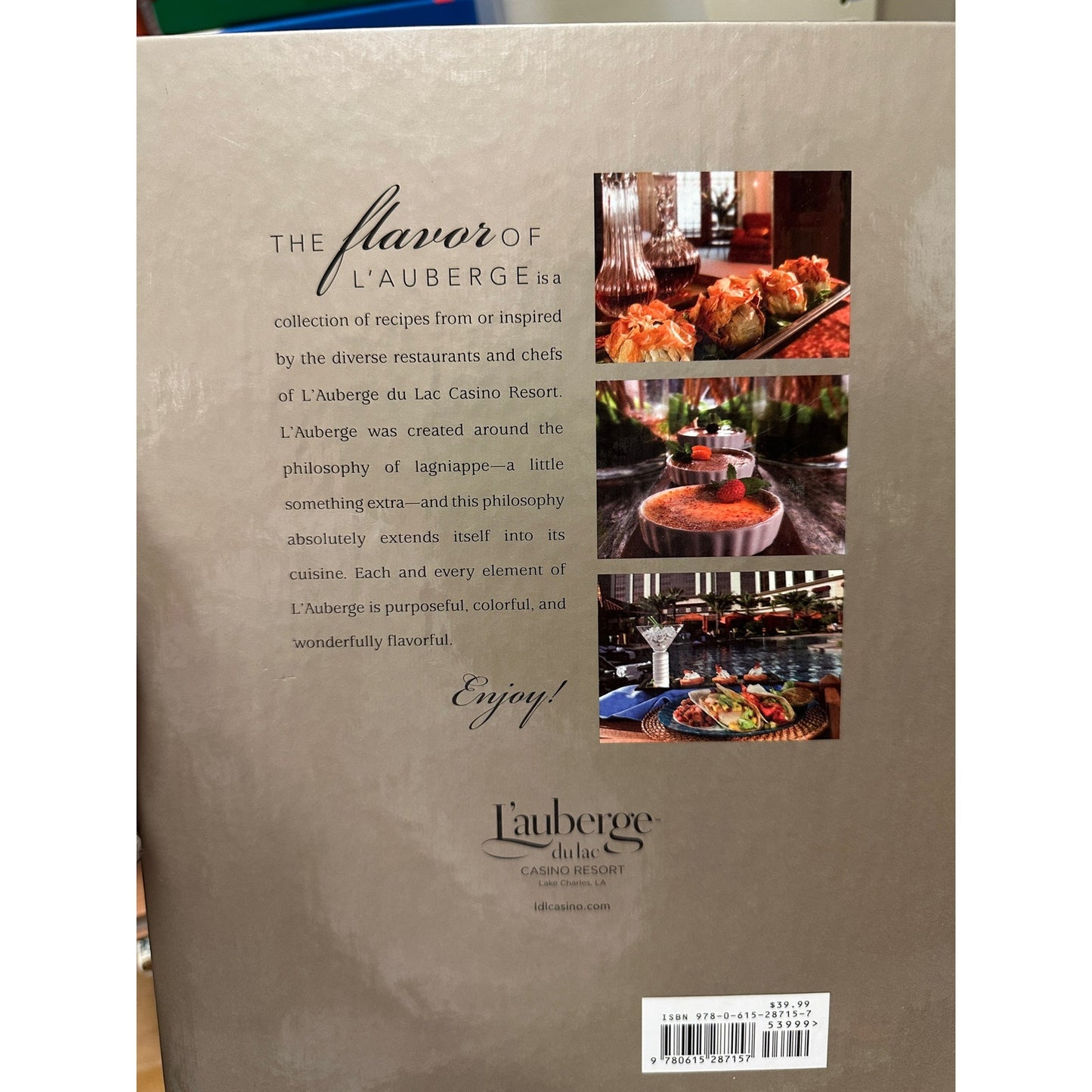 Flavor of L'Auberge cookbook