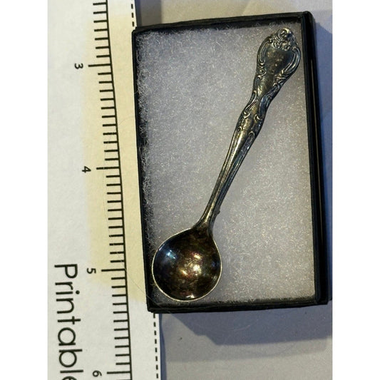 Sterling silver spoon brooch