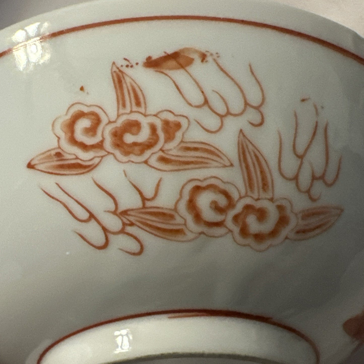 Vintage Asian Dragon Motif #50 Bowl 7.50” Diameter X 2.75”Deep Made In Japan
