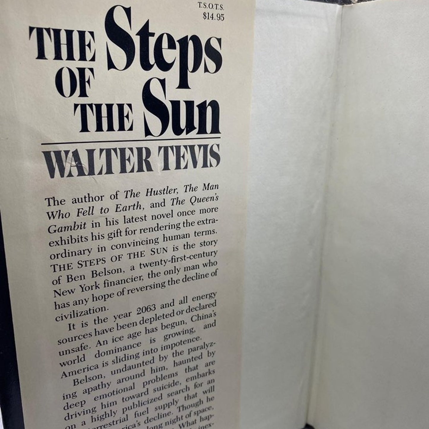 Walter Tevis, The Steps of the Sun  First Edition