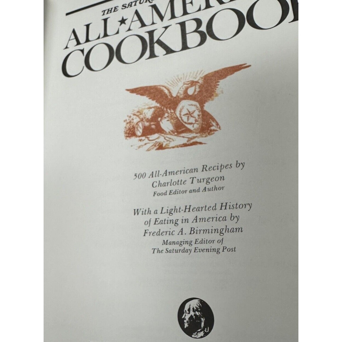 THE SATURDAY EVENING POST ALL-AMERICAN COOKBOOK Illustrations! 500 Great Recipes