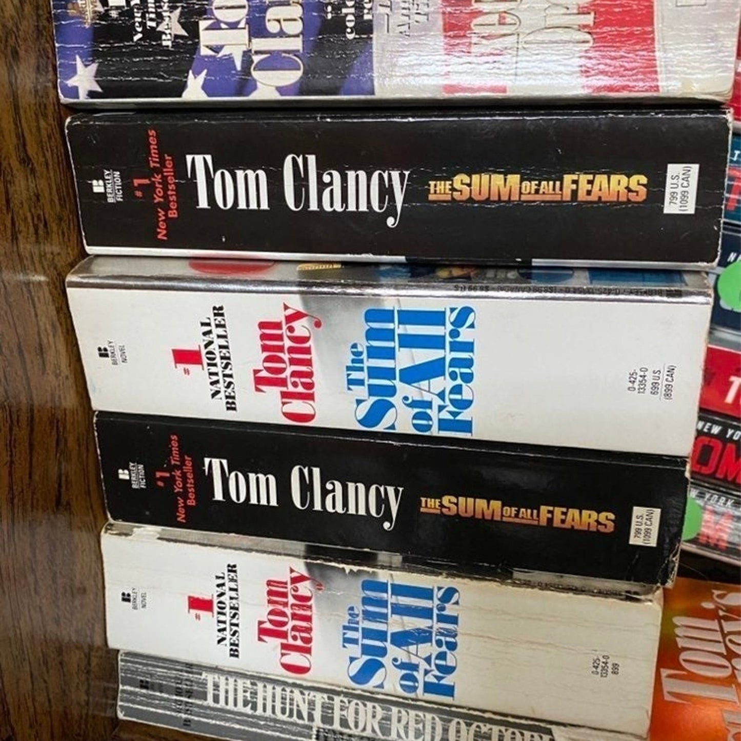 Tom clancy book lot 10 books