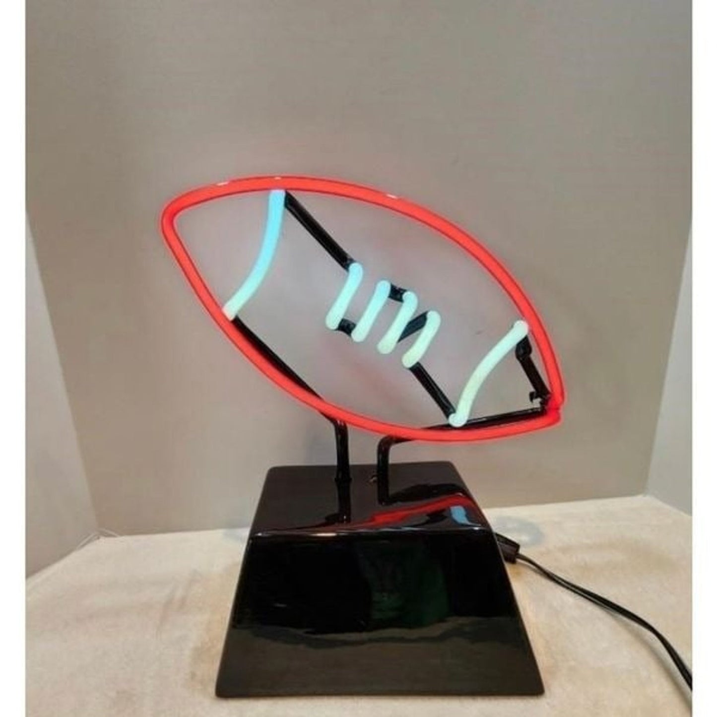 Cool Bright Red Football Light Room Deco neon