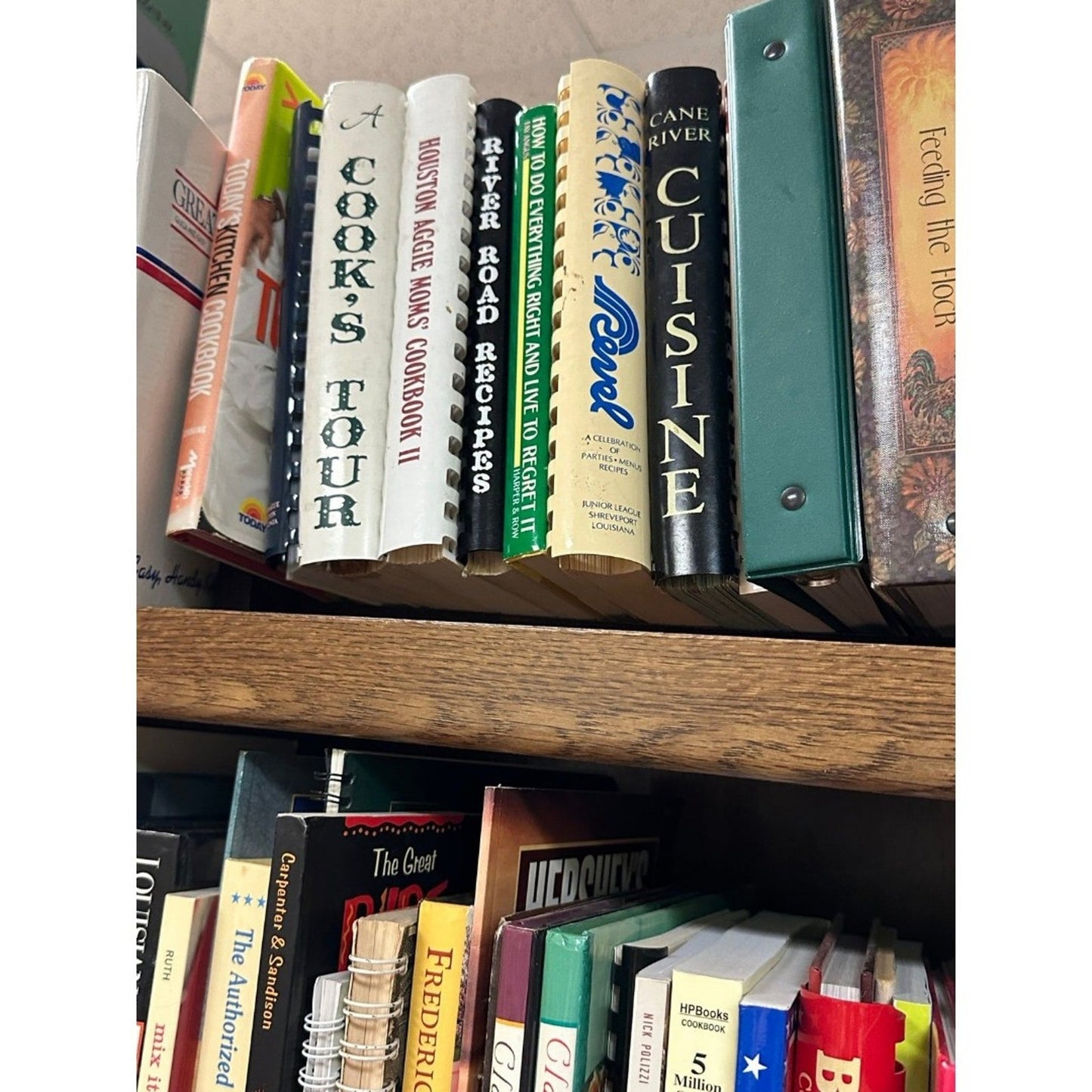 Mix of over 20 pounds of cookbooks