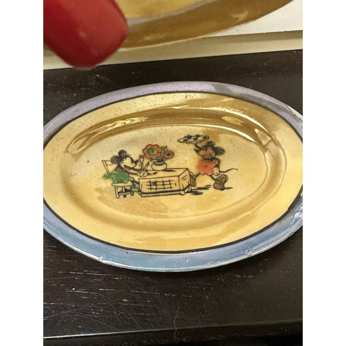 Walt Disney Rare 1930's Mickey Mouse Japan Lusterware Tea Set