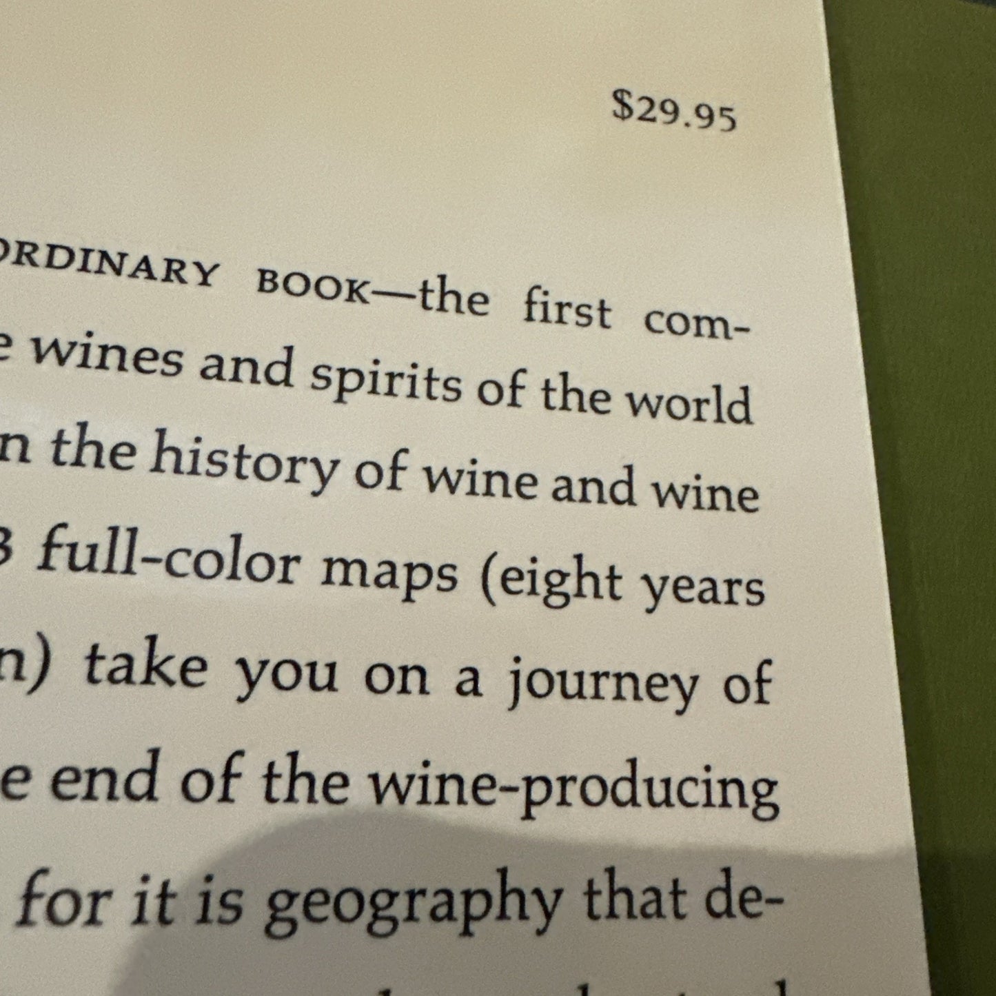 The World Atlas of Wine By Hugh Johnson Hardcover