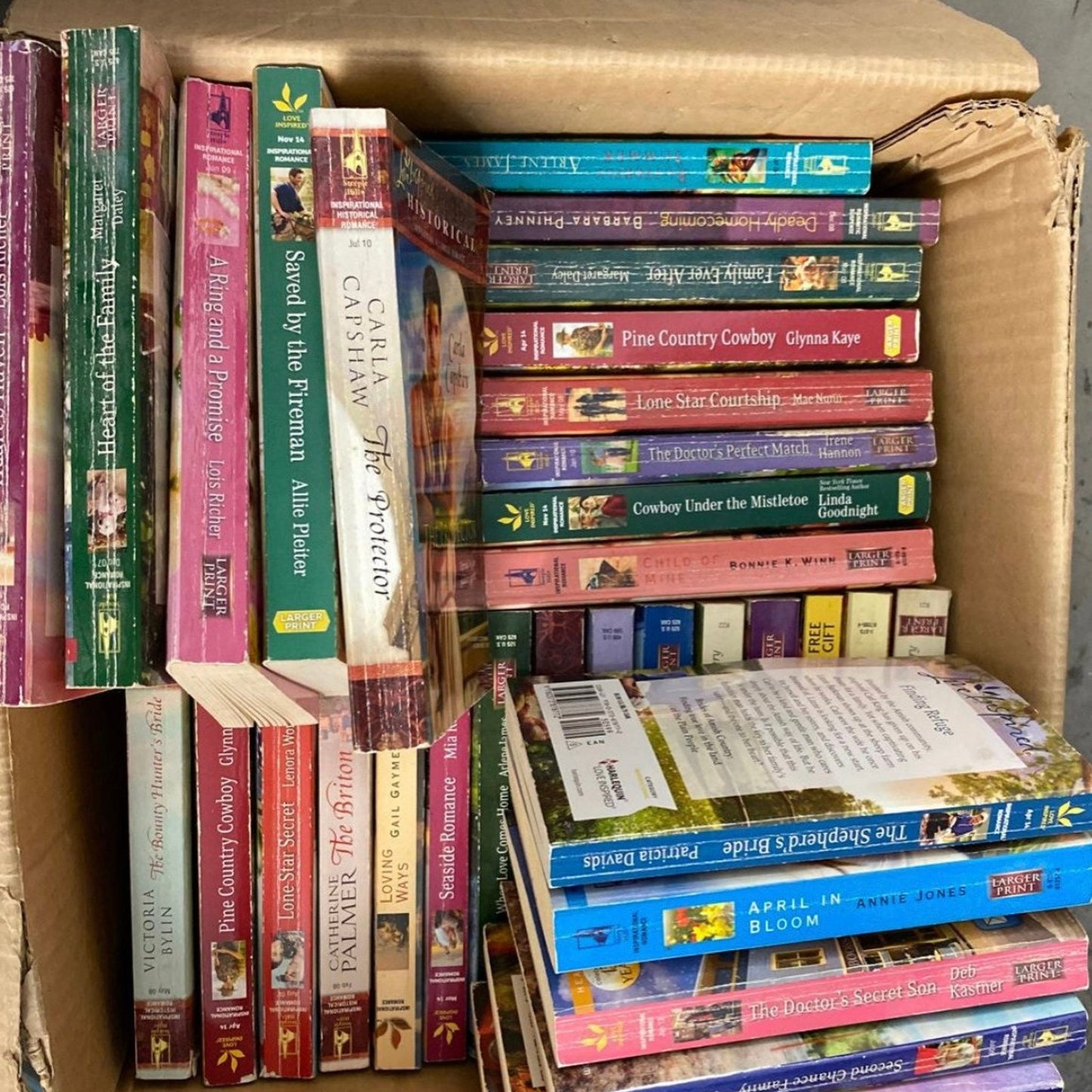 20 pounds of Romance Books