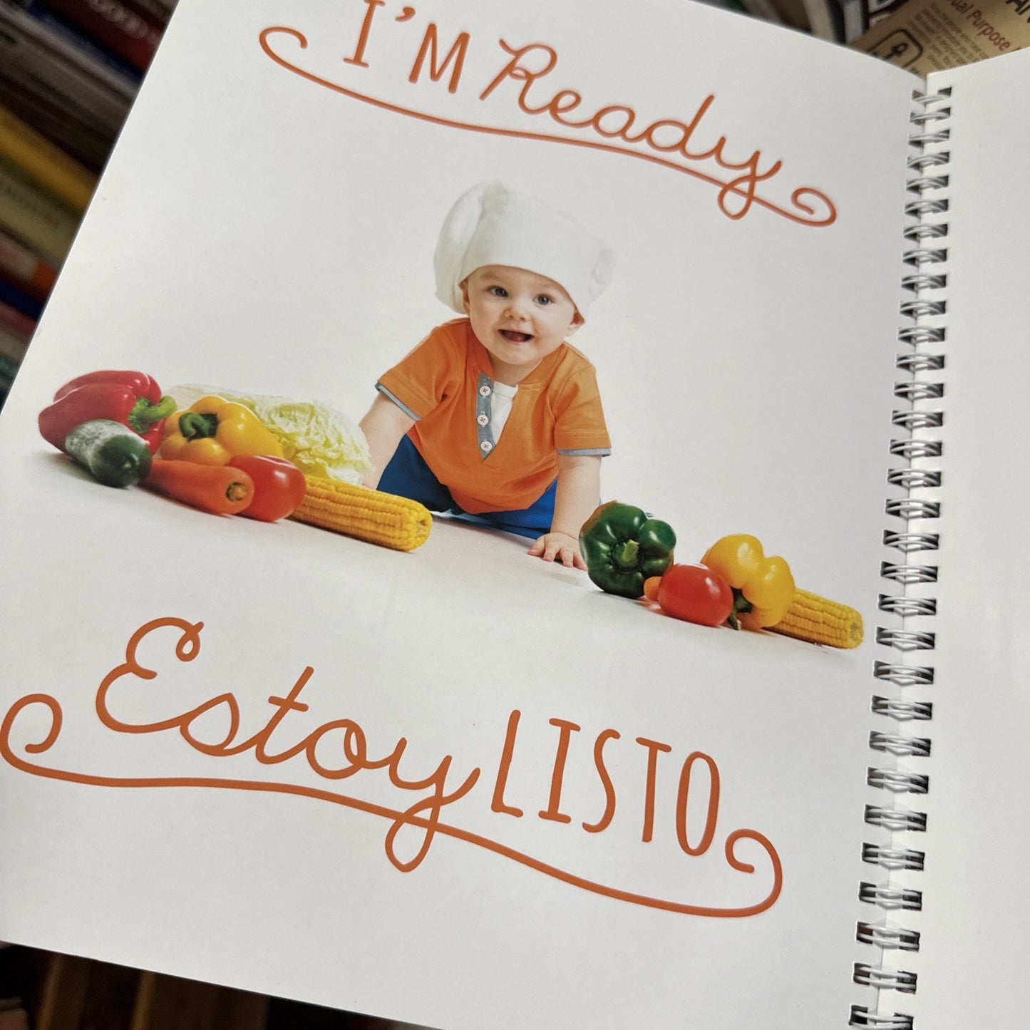 Lets cook Together Vamos a Cocinar Juntos Recipe Family Cookbook English Spanish