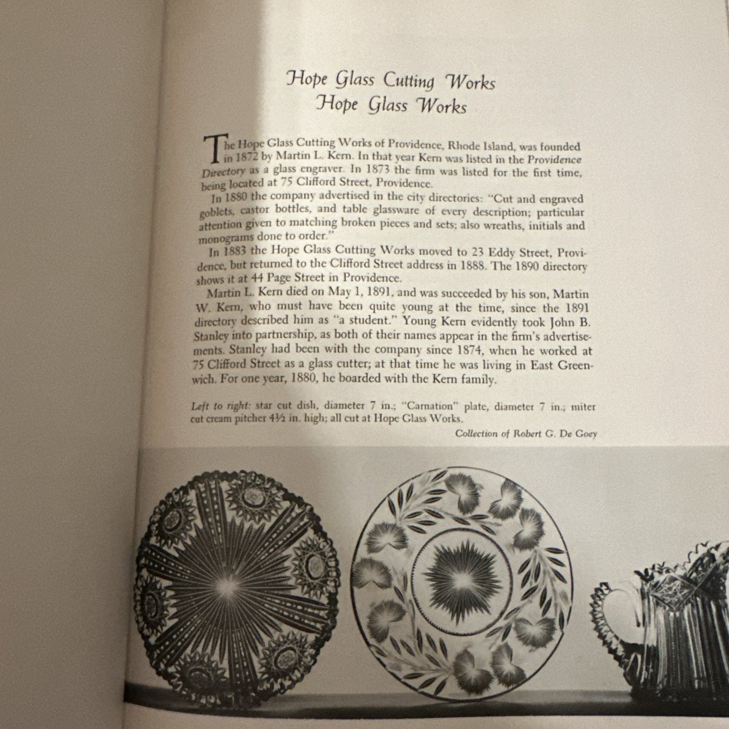 American Cut and Engraved Glass Book Albert Christian Revi HC DJ