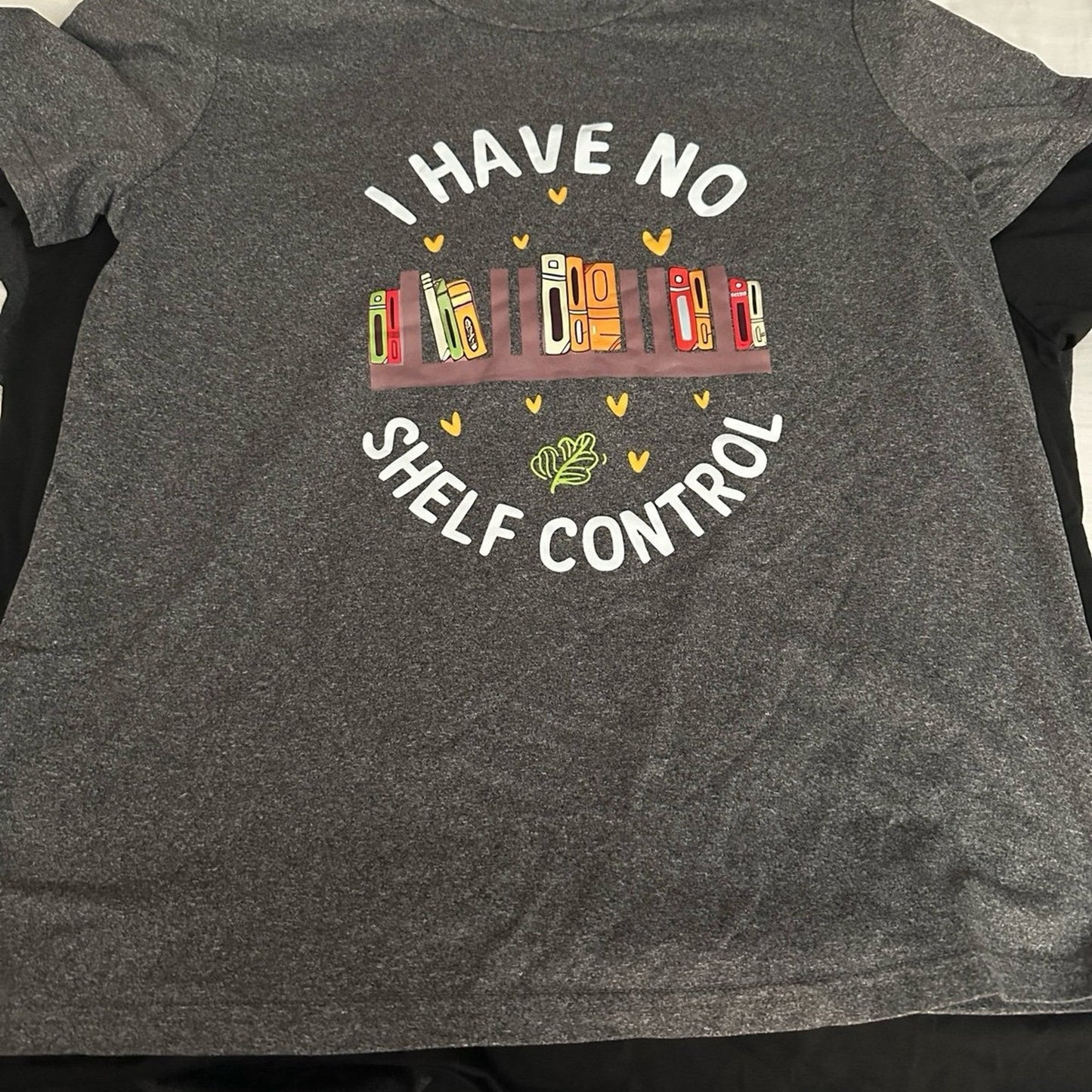 Book Lover graphic T- Shirt large